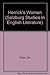 Herrick's Women (Salzburg Studies in English Literature)