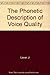 The Phonetic Description of Voice Quality