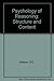 Psychology of Reasoning: Structure and Content