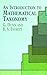 Introduction to Mathematical Taxono (Dover Books on Mathematics)