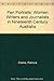 Pen Portraits: Women Writers and Journalists in Nineteenth Century Australia