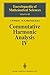 Commutative Harmonic Analysis IV