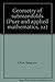 Geometry of submanifolds (Pure and applied mathematics)