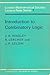 Introduction to Combinatory Logic (London Mathematical Society Lecture Note Series)