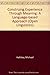Construing Experience Through Meaning: A Language-based Approach (Open Linguistics S.)