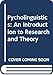 Pycholinguistics: An Introduction to Research and Theory
