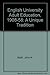 English University Adult Education, 1908-1958