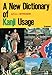 A New Dictionary of Kanji Usage