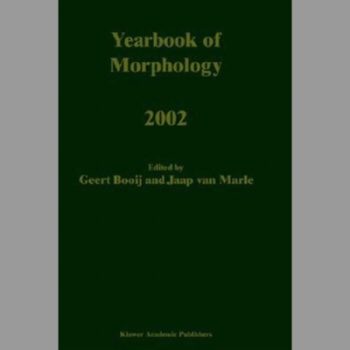 Yearbook of Morphology 2002