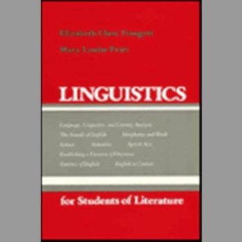 Linguistics for Students of Literature