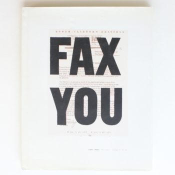 Fax You: The Graphic Language of the Fax