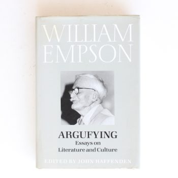 Argufying: Essays on Literature and Culture