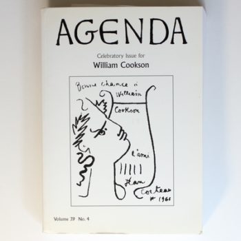 Agenda: Celebratory Issue for William Cookson