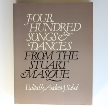 Four Hundred Songs and Dances from the Stuart Masque