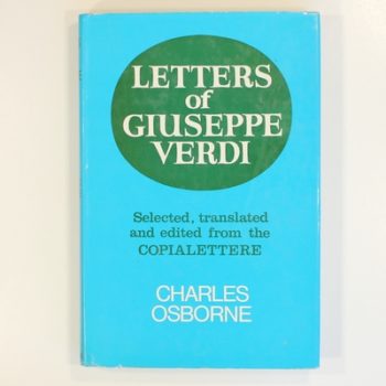 Letters of Giuseppe Verdi