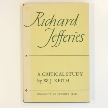 Richard Jefferies: A Critical Study