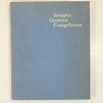 Synopsis Quattuor Evangeliorum: Locis parallelis evangeliorum apocryphorum et patrum adhibitis edidit